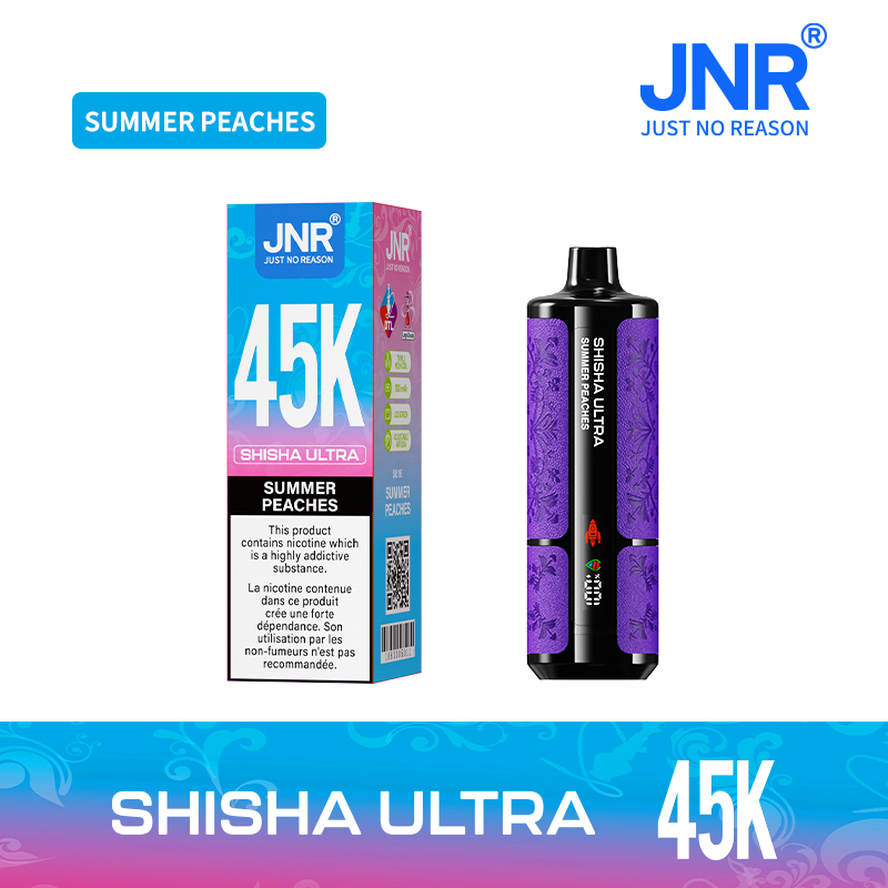 JNR SHISHA ULTRA 45000 Puffs Disposable Vape , Digital Display, 16 Flavor Options - Image 2