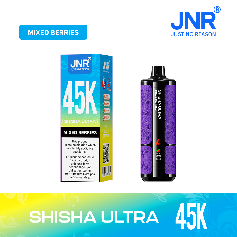 JNR SHISHA ULTRA 45000 Puffs Disposable Vape , Digital Display, 16 Flavor Options - Image 13