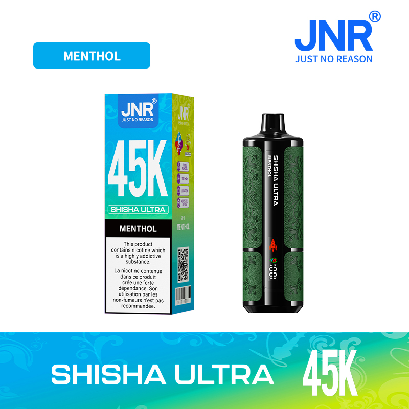 JNR SHISHA ULTRA 45000 Puffs Disposable Vape , Digital Display, 16 Flavor Options - Image 11