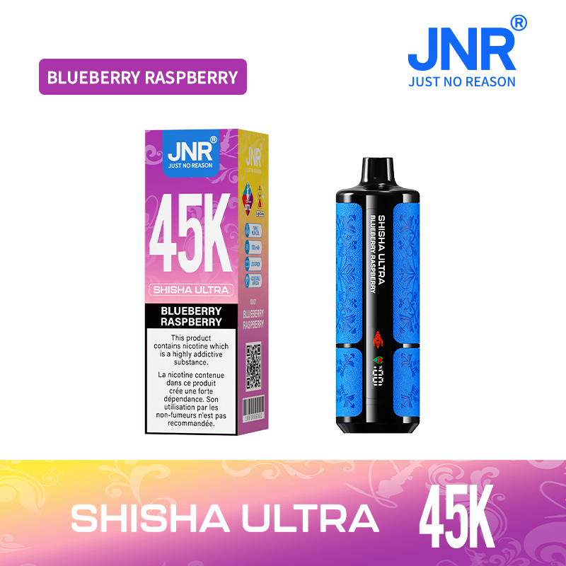 JNR SHISHA ULTRA 45000 Puffs Disposable Vape , Digital Display, 16 Flavor Options - Image 9