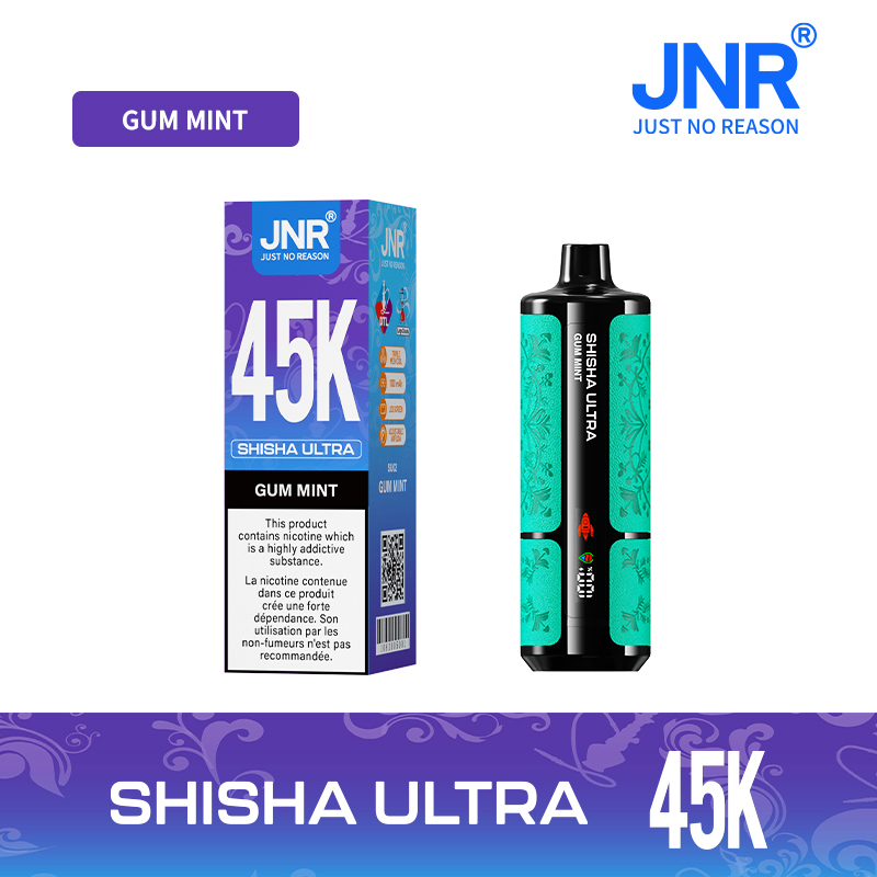 JNR SHISHA ULTRA 45000 Puffs Disposable Vape , Digital Display, 16 Flavor Options - Image 4