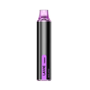 LAVIE Torch 6000 Puffs Disposable Vape , 12ml E-Liquid Capacity, Matte Black Exterior Design