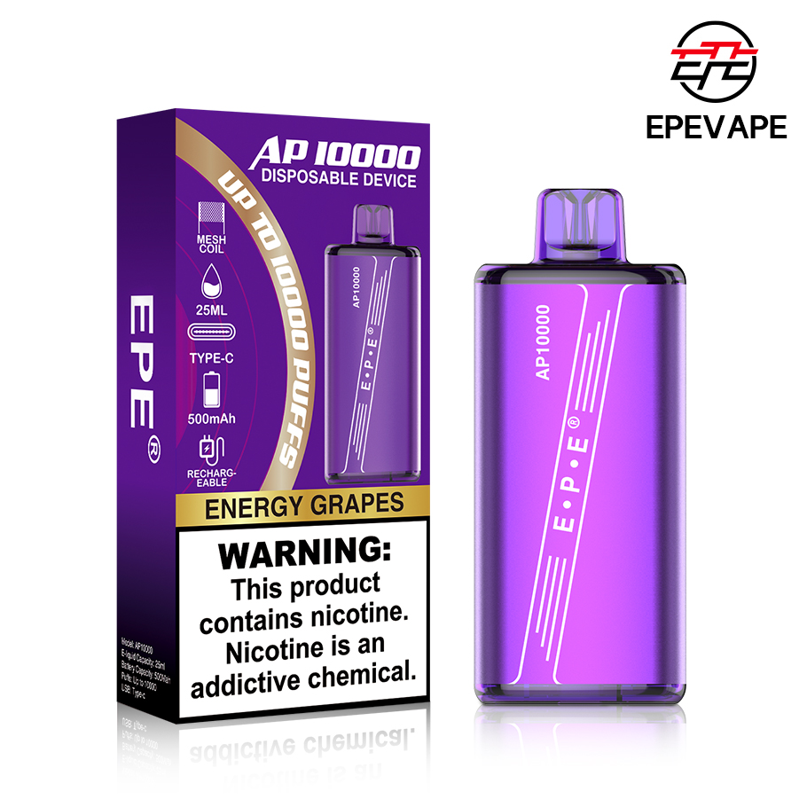 EPE AP10000 Puffs Disposable Vape ,Ergonomic Design, 20 Premium Flavors & Smooth Performance - Image 2
