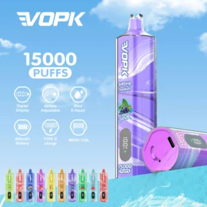 VOPK Shisha Hookah 15000 Puffs DTL Disposable Vape with Premium Flavour Performance