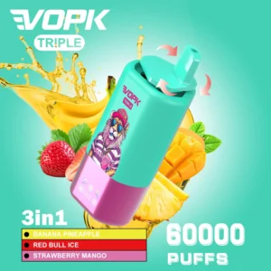 Alternative view of VOPK Triple 60000 Puffs 3-in-1 Disposable Vape with Triple Flavour Switching