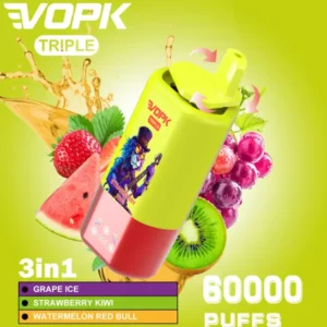 VOPK Triple 60000 Puffs 3-in-1 Disposable Vape with Triple Flavour Switching