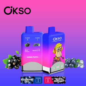 Alternative view of OKSO Double Flavor 60000 Puffs Disposable Vape , 50ml E-Liquid, Rechargeable & Dual Flavor Design
