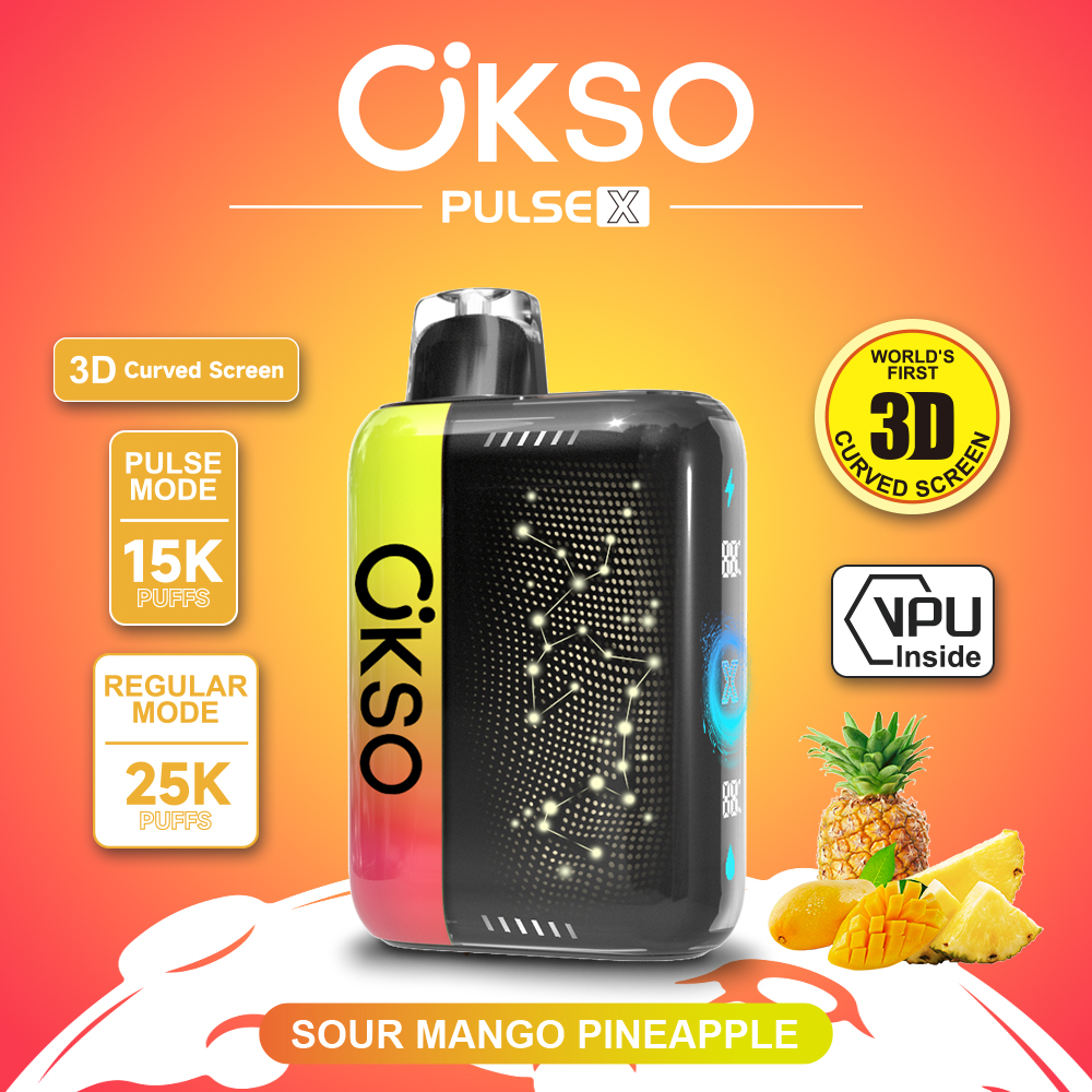OKSO ELF BOX PULSE X 25000 Puffs Disposable Vape , AI Intelligent Power Adjustment, 3D Curved Smart Screen & Dual Mesh Coil - Image 16