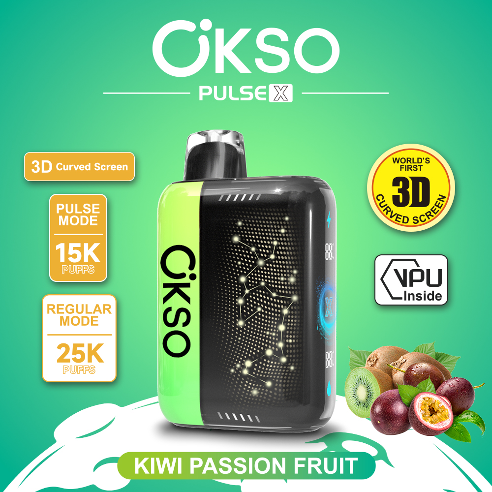 OKSO ELF BOX PULSE X 25000 Puffs Disposable Vape , AI Intelligent Power Adjustment, 3D Curved Smart Screen & Dual Mesh Coil - Image 10