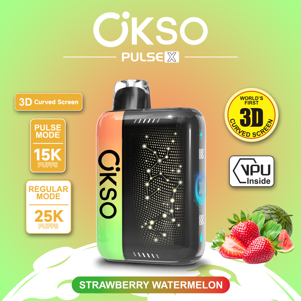 OKSO ELF BOX PULSE X 25000 Puffs Disposable Vape , AI Intelligent Power Adjustment, 3D Curved Smart Screen & Dual Mesh Coil - Image 8