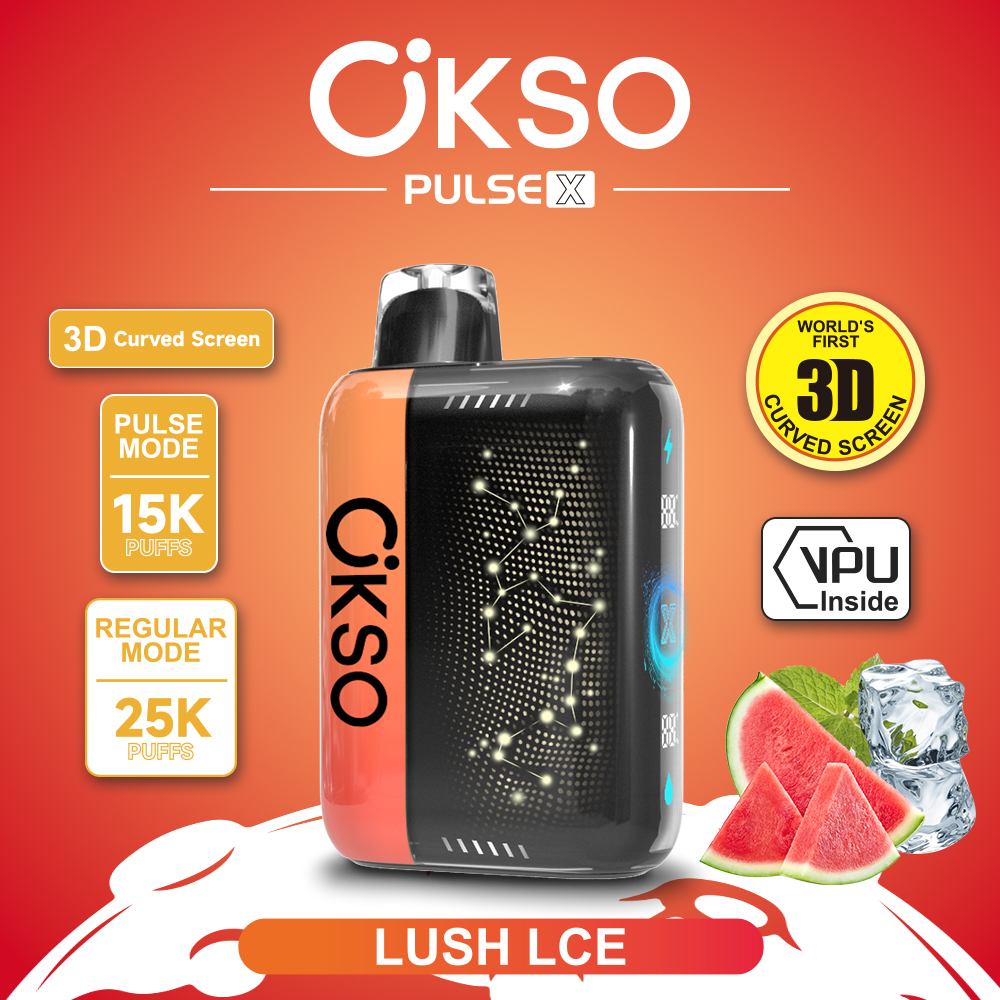 OKSO ELF BOX PULSE X 25000 Puffs Disposable Vape , AI Intelligent Power Adjustment, 3D Curved Smart Screen & Dual Mesh Coil - Image 5