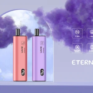 LAVIE Eternal 10000 Puffs Disposable Vape , Frosted Metal Exterior, Compact Portable Design