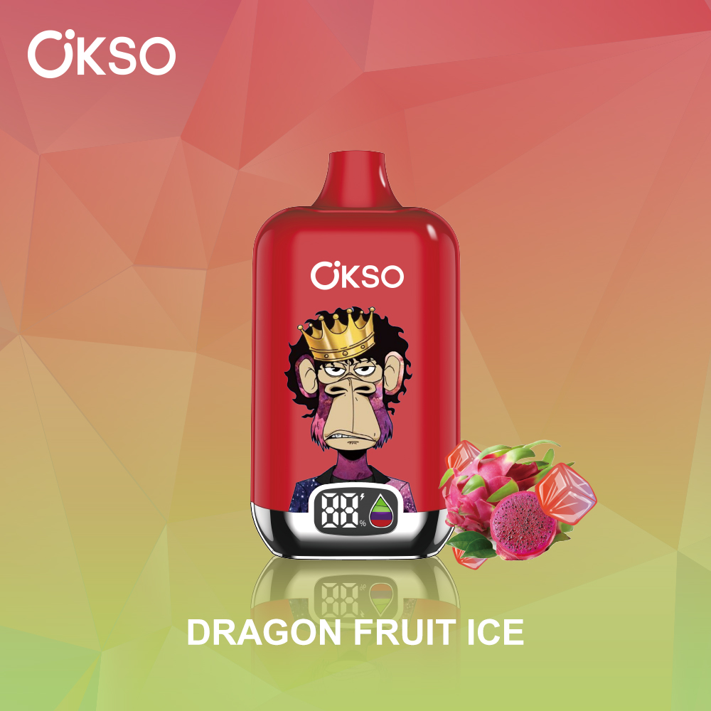 OKSO Elf Box Digital 12000 Puffs Disposable Vape , Digital Screen, Mesh Coil & 28 Flavor Options - Image 26