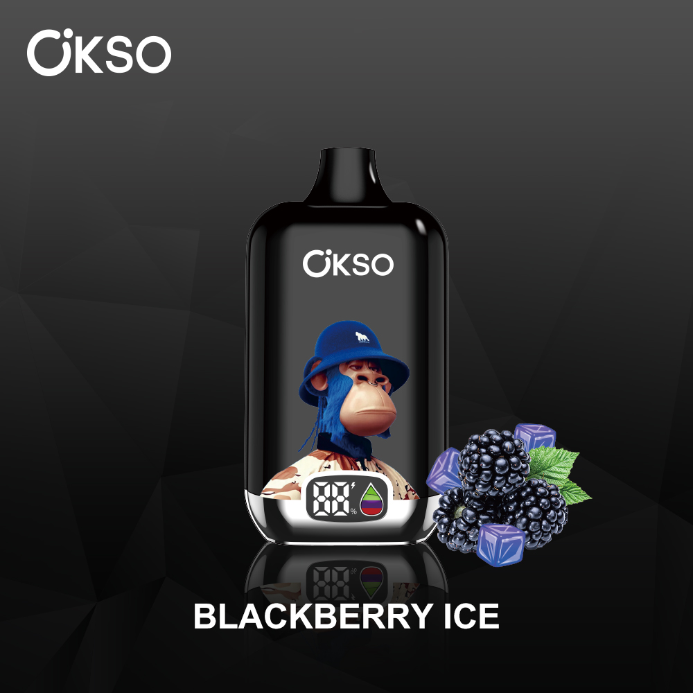 OKSO Elf Box Digital 12000 Puffs Disposable Vape , Digital Screen, Mesh Coil & 28 Flavor Options