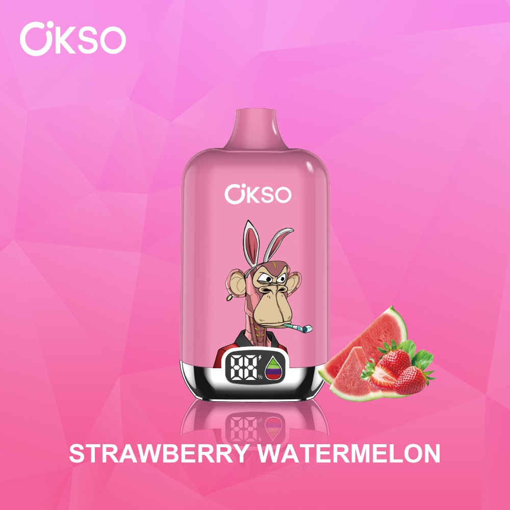 OKSO Elf Box Digital 12000 Puffs Disposable Vape , Digital Screen, Mesh Coil & 28 Flavor Options - Image 5