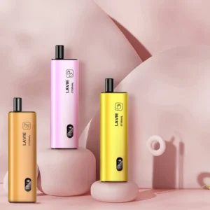 Alternative view of LAVIE Eternal 10000 Puffs Disposable Vape , Frosted Metal Exterior, Compact Portable Design