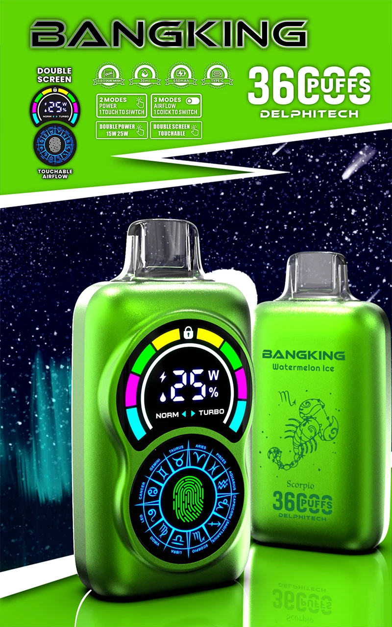 BANG KING 36S 36000 Puffs Disposable Vape , 12 Flavors & Adjustable Nicotine Options - Image 2