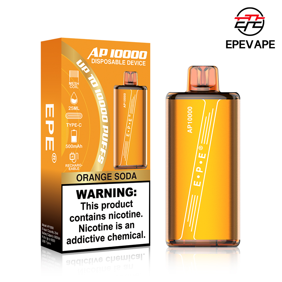 EPE AP10000 Puffs Disposable Vape ,Ergonomic Design, 20 Premium Flavors & Smooth Performance