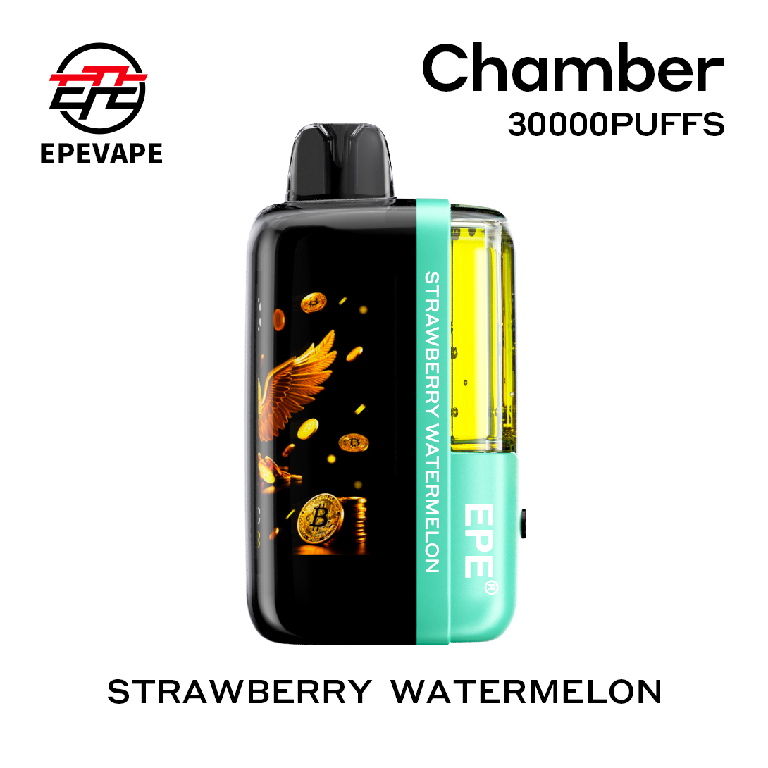 EPE Chamber 30000 Puffs Disposable Vape , LED Display, Rechargeable & Bitcoin-Inspired Design - Image 2