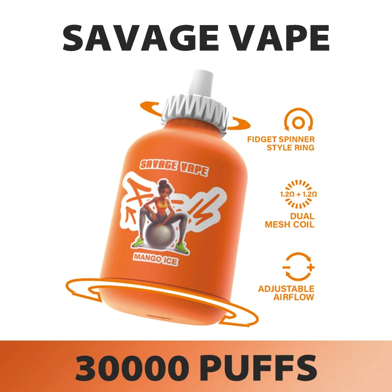 SAVAGE FITNESS 30000 Puffs Disposable Vape , Gas Cylinder Design & Large Capacity Performance - Image 8
