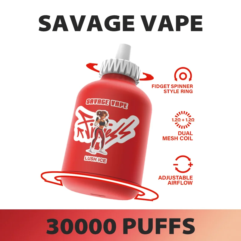 SAVAGE FITNESS 30000 Puffs Disposable Vape , Gas Cylinder Design & Large Capacity Performance - Image 7