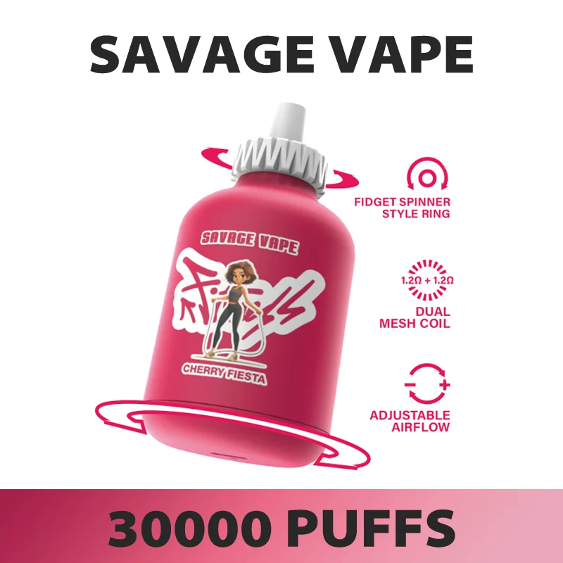 SAVAGE FITNESS 30000 Puffs Disposable Vape , Gas Cylinder Design & Large Capacity Performance - Image 6