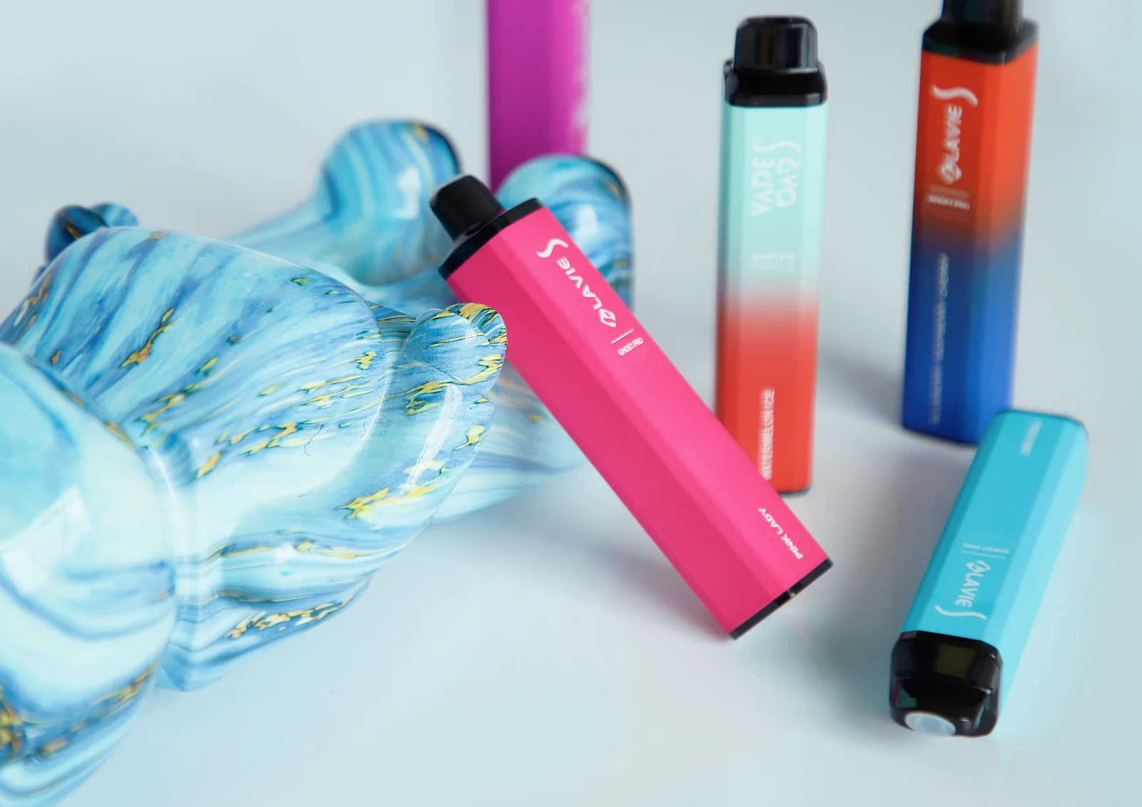 LAVIE Ghost Pro 5500 Puffs Disposable Vape , 12ml E-Liquid Capacity, Compact Square Design - Image 2