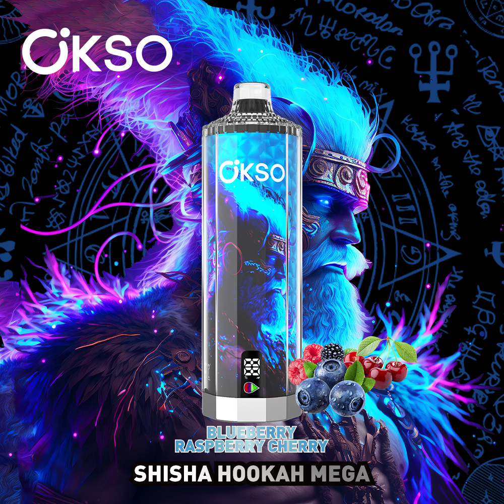 OKSO Shisha Hookah Mega 50000 Puffs Disposable Vape , Triple Mesh Coil, Rechargeable & Adjustable Airflow - Image 10