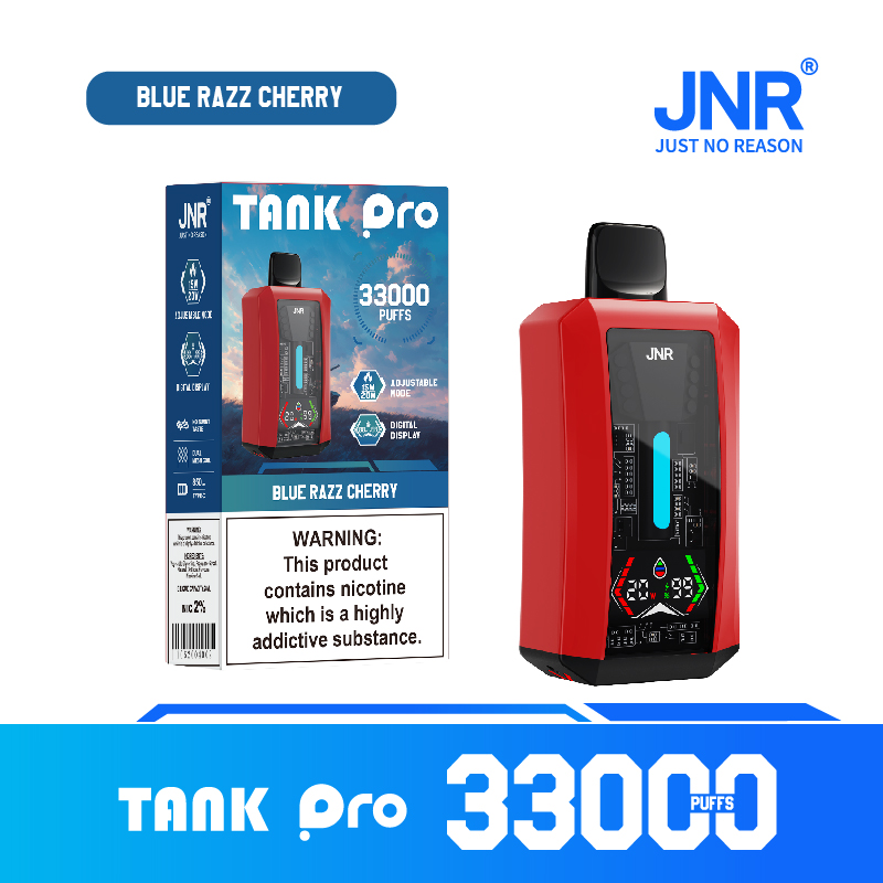 JNR TANK PRO 33000 Puffs Disposable Vape , Smart Display, Rechargeable Design & High Capacity - Image 2