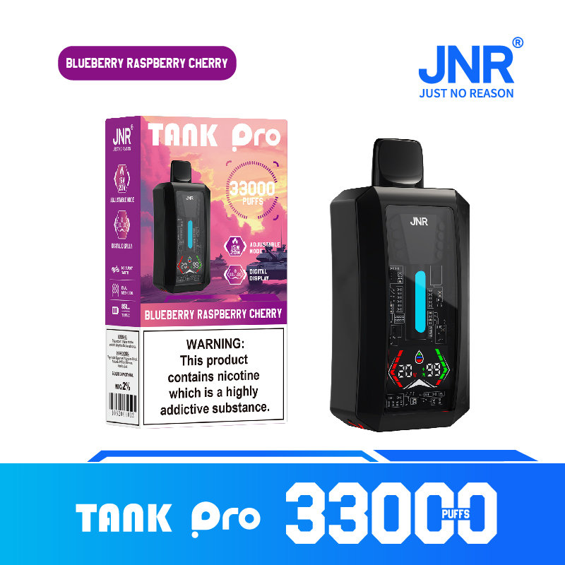 JNR TANK PRO 33000 Puffs Disposable Vape , Smart Display, Rechargeable Design & High Capacity - Image 14