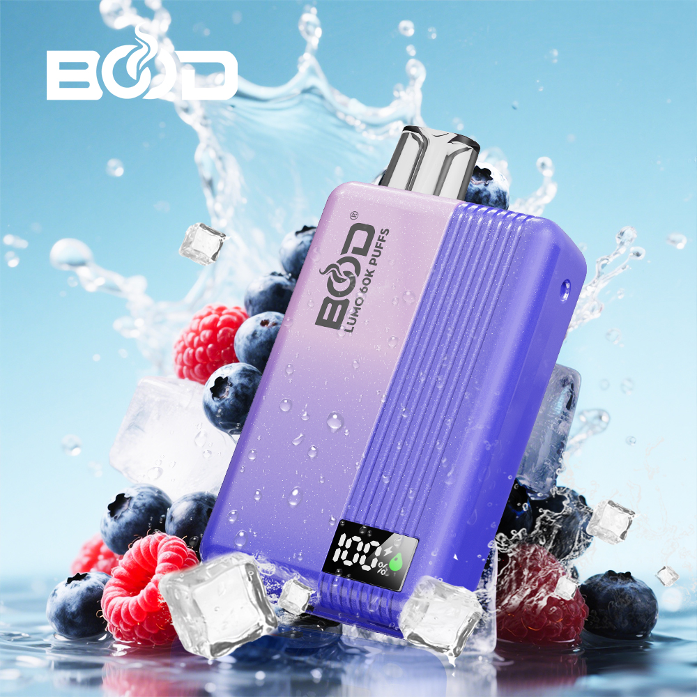 BOOD LUMO 60000 Puffs Disposable Vape , LED Digital Display, Type-C Rechargeable, 0%/2%/5% Nicotine - Image 2