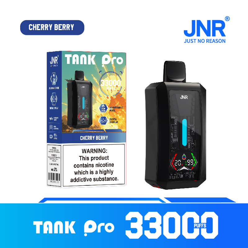 JNR TANK PRO 33000 Puffs Disposable Vape , Smart Display, Rechargeable Design & High Capacity - Image 12