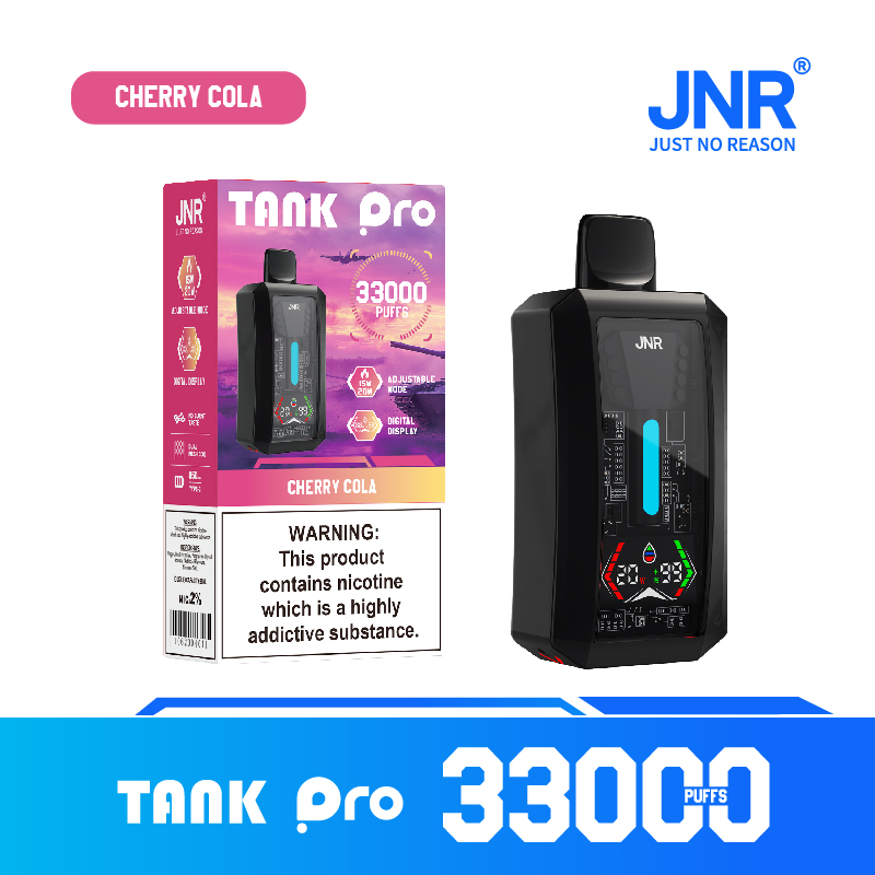 JNR TANK PRO 33000 Puffs Disposable Vape , Smart Display, Rechargeable Design & High Capacity - Image 11