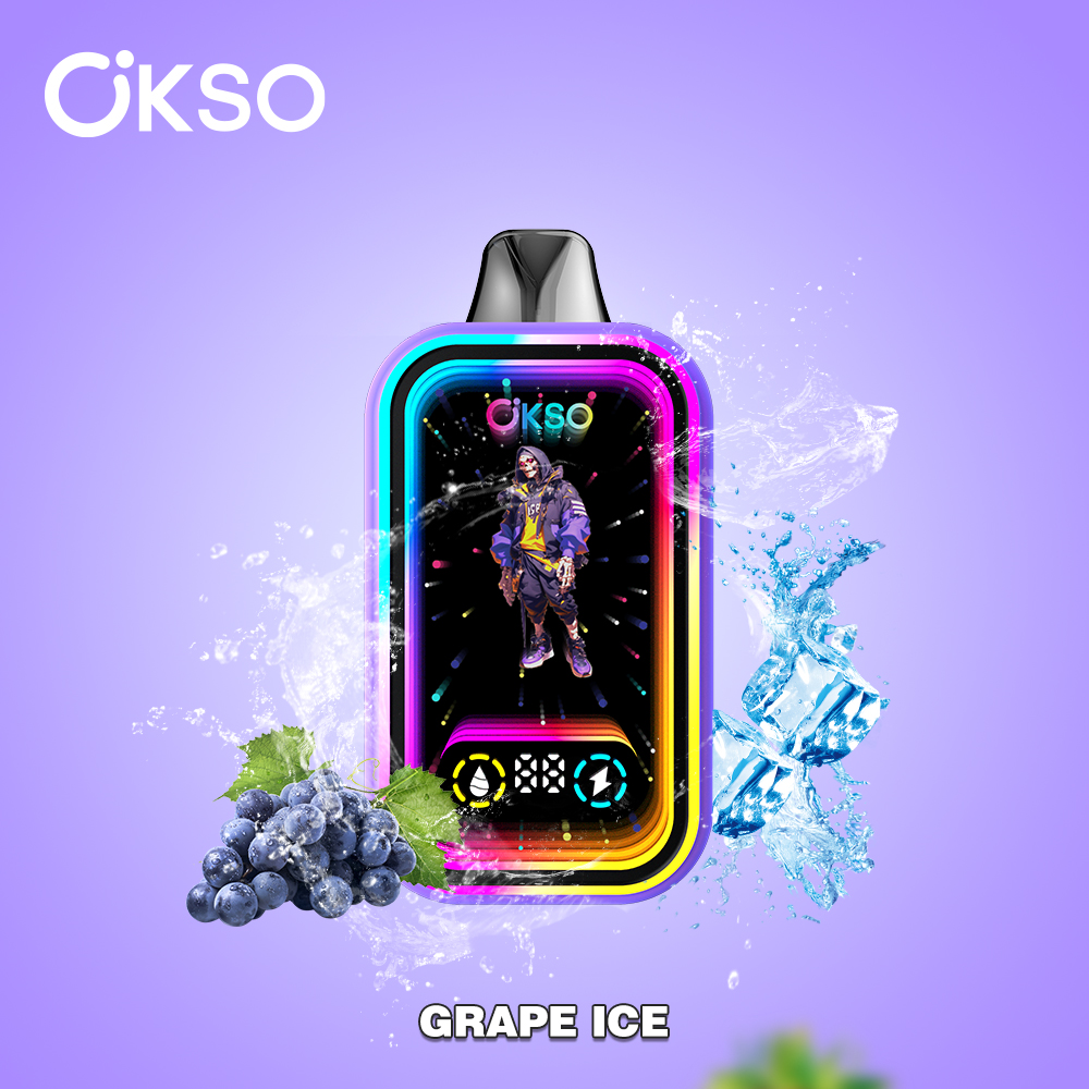 OKSO Magic Mirror 50000 Puffs Disposable Vape , RGB LED Light, Child Lock & Type-C Rechargeable - Image 7