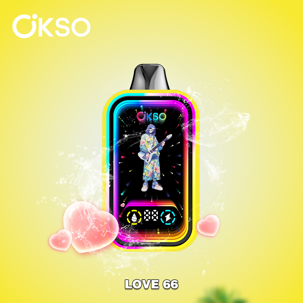 OKSO Magic Mirror 50000 Puffs Disposable Vape , RGB LED Light, Child Lock & Type-C Rechargeable