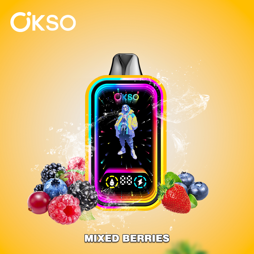 OKSO Magic Mirror 50000 Puffs Disposable Vape , RGB LED Light, Child Lock & Type-C Rechargeable - Image 2