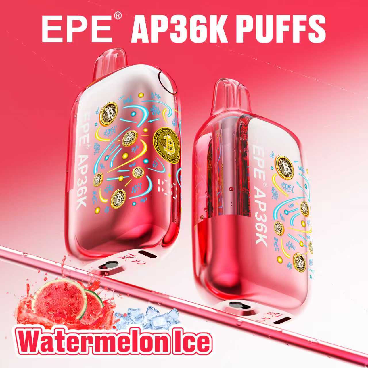 EPE AP36000 Puffs Disposable Vape , Bitcoin-Inspired Design, Adjustable Airflow & 10 Flavors - Image 7