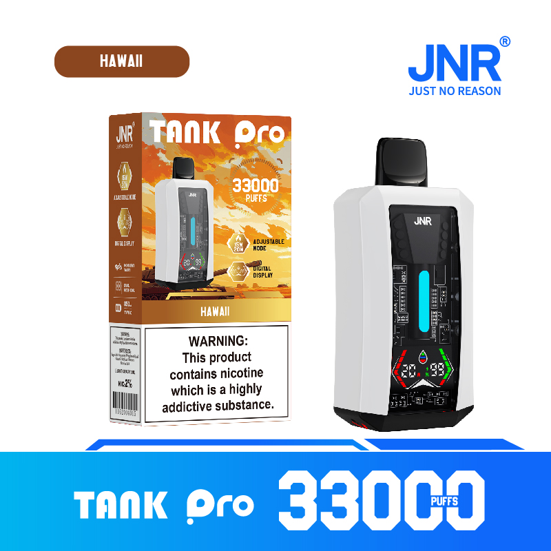 JNR TANK PRO 33000 Puffs Disposable Vape , Smart Display, Rechargeable Design & High Capacity - Image 9