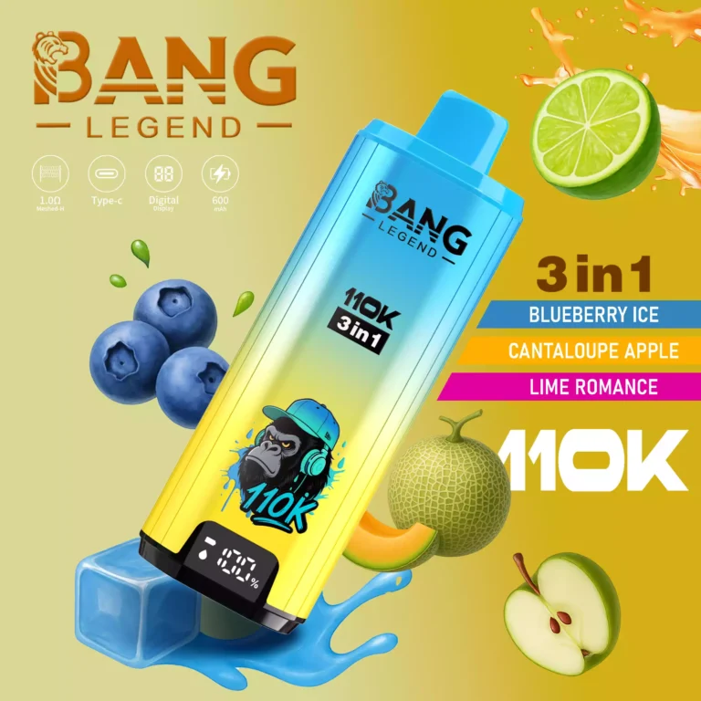 BANG LEGEND 110K 3-in-1 Disposable Vape, Type-C Rechargeable, OEM ODM Supply - Image 13
