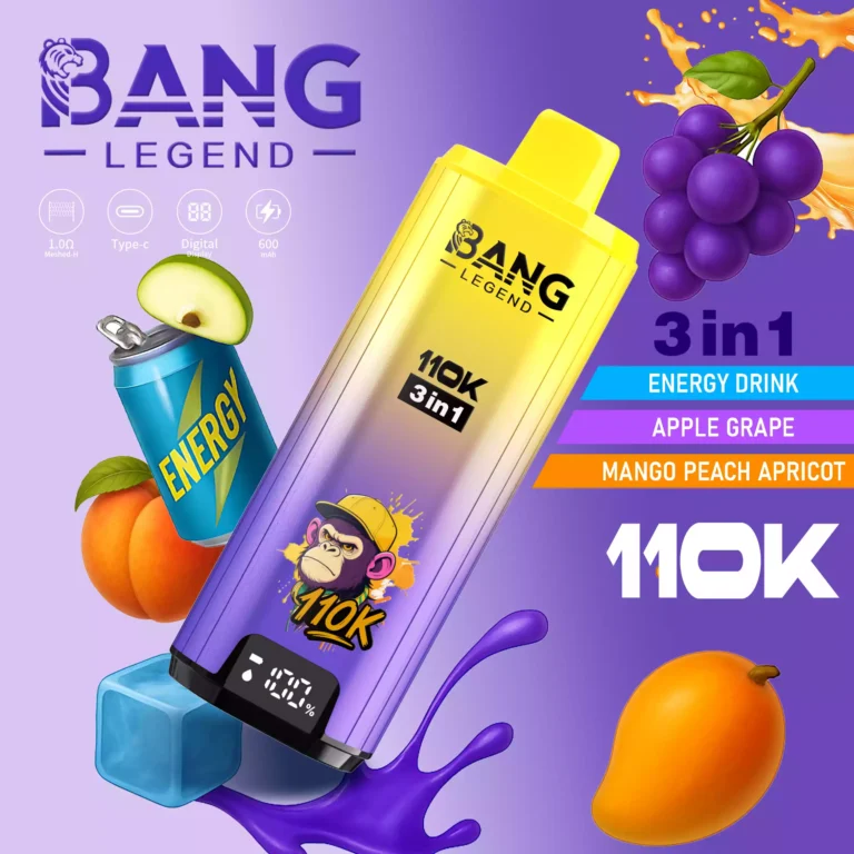 BANG LEGEND 110K 3-in-1 Disposable Vape, Type-C Rechargeable, OEM ODM Supply - Image 12