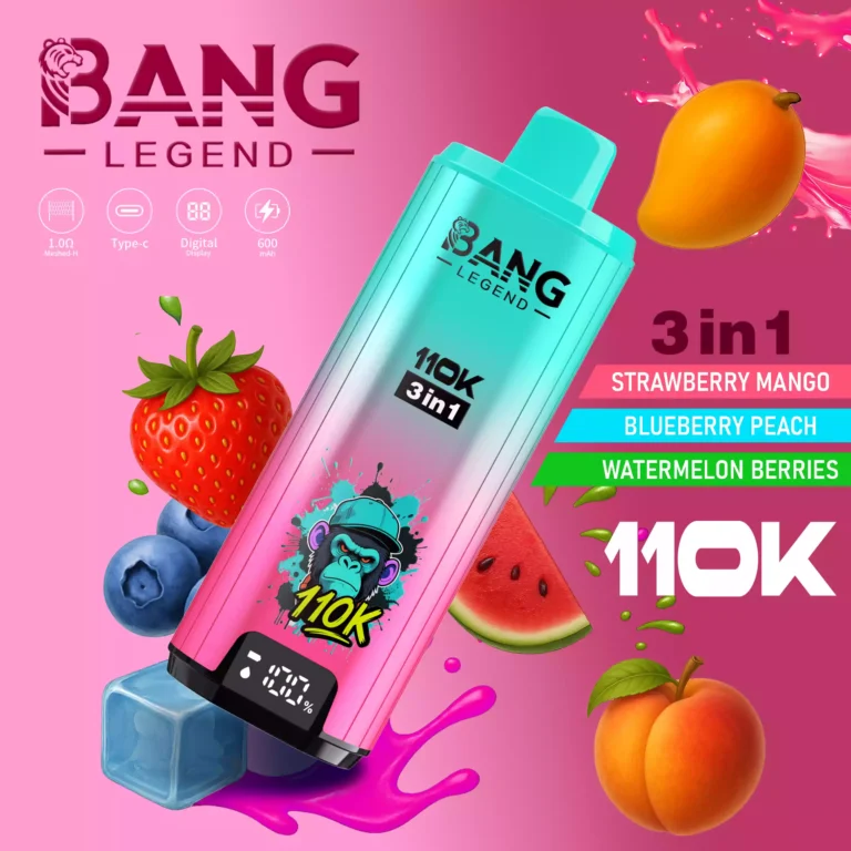 BANG LEGEND 110K 3-in-1 Disposable Vape, Type-C Rechargeable, OEM ODM Supply - Image 11