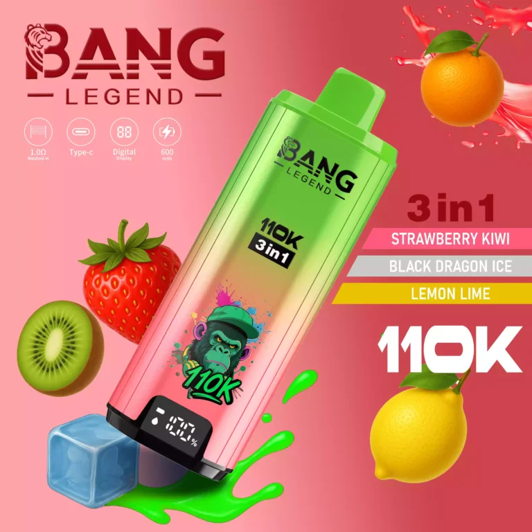 BANG LEGEND 110K 3-in-1 Disposable Vape, Type-C Rechargeable, OEM ODM Supply - Image 9