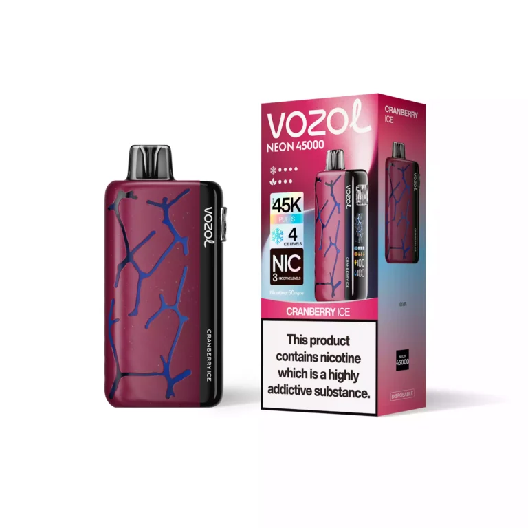 VOZOL NEON 45000 Puffs Rechargeable Disposable Vape – Dual Mesh Coil, LED Display, 2%/5% Nicotine - Image 7