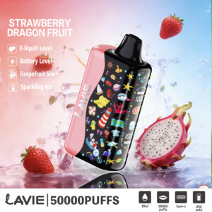 Alternative view of LAVIE 50000 Puffs Rechargeable Device , 38ml Capacity, Adjustable Power, Adjustable Airflow, Display Screen