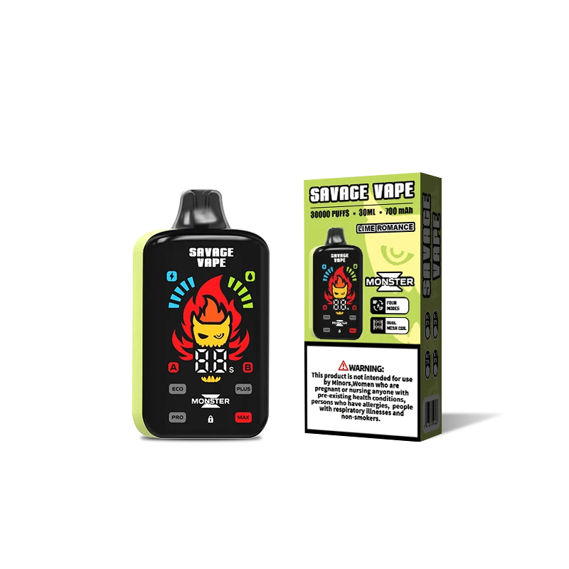 SAVAGE MONSTER Z 30000 Puffs Disposable Vape , Digital Display & Enhanced Vapor Performance - Image 7