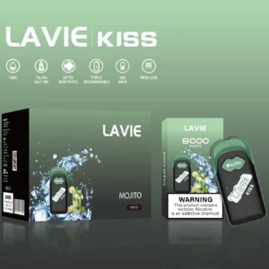 Alternative view of LAVIE KISS 8000 Puffs Replaceable Pod Kit , Battery Device and Replacement Pod Included(1 Battery + 1 Pod)