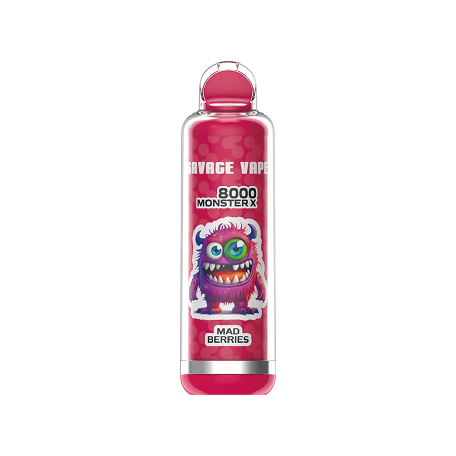 SAVAGE MONSTER X 8000 Puffs Crystal Disposable Vape, Stylish Design & Enhanced Vapor Performance - Image 7