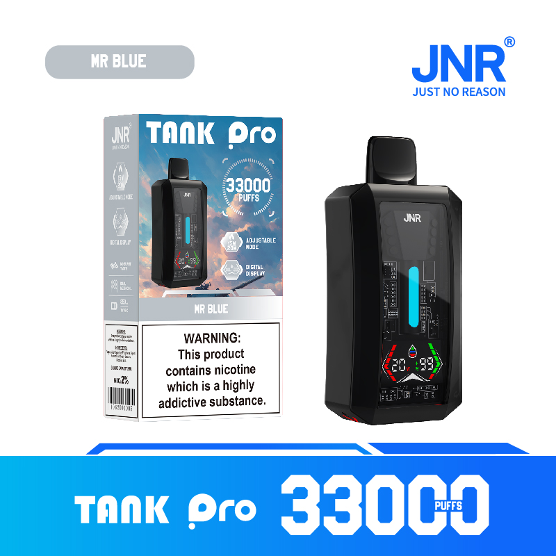 JNR TANK PRO 33000 Puffs Disposable Vape , Smart Display, Rechargeable Design & High Capacity - Image 8