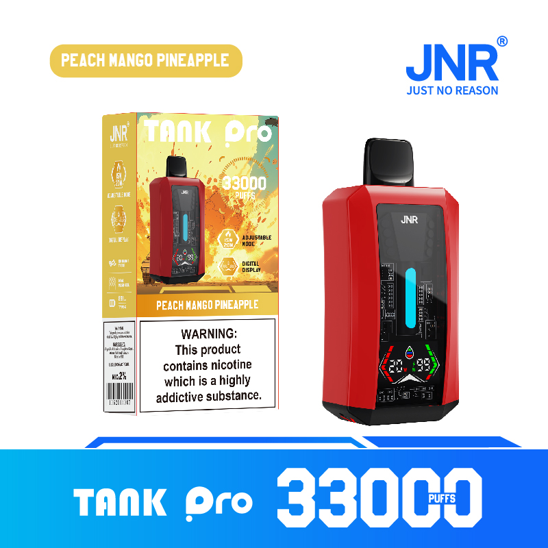 JNR TANK PRO 33000 Puffs Disposable Vape , Smart Display, Rechargeable Design & High Capacity - Image 7