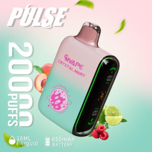 CMVAPE CRYSTAL MARY 20,000 Puffs Device , Rechargeable Battery, Digital Display,Nicotine 5%